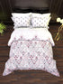 The White Moss DC London Double Bed 100% Cotton bedsheet with 2 pillow covers